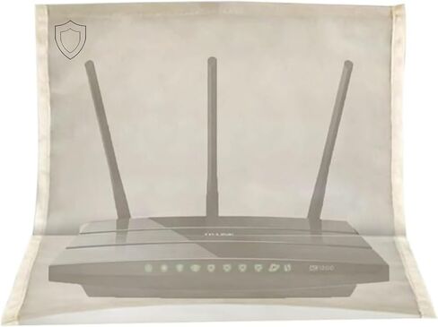 WiFi Router Cover Smart High Protection Router Cover Faraday Blocks 5G Protective Cover 15.7"x13.8" Faraday Cage Versatile Shielding WiFi Guard in Kuwait
