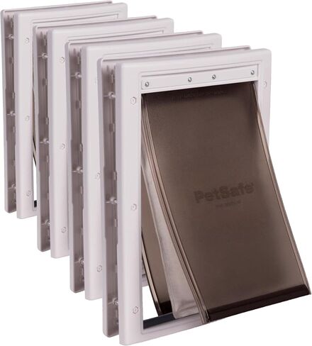 PetSafe Extreme Weather Energy Efficient Pet Door - 3 Flap System - For Large Dogs Up to 100 lb in Kuwait