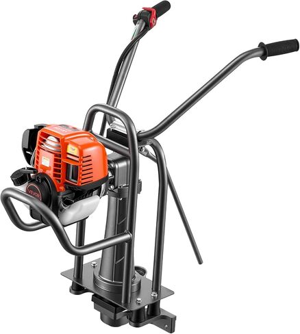 VEVOR Concrete Power Screed Gas-Powered Leveling Machine 1.16HP Engine, 4 Stroke Vibrating Screed, Flexible Shaft Drive, Adjustable Handle, Support Legs for Patio, Driveway, Floor Finishing, Jobsite in Kuwait