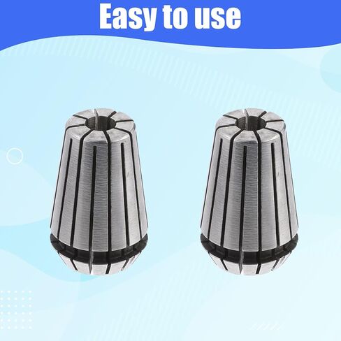 2 PCS ER20 Collet Set, ER20 Spring Collet 1/4" Chuck Milling Spring Collets for CNC Engraving Machine Lathe Milling Tool Workholding Engraving Collets in Kuwait