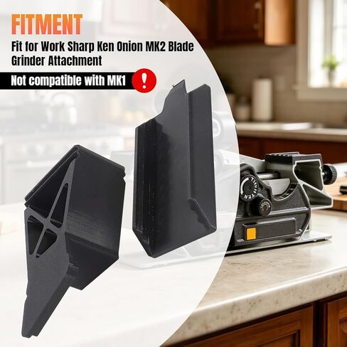 Reversible Adjustable Height Riser Stand for Work Sharp Ken Onion MK2 Blade Grinder Attachment Black in Kuwait