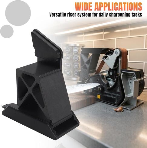 Reversible Adjustable Height Riser Stand for Work Sharp Ken Onion MK2 Blade Grinder Attachment Black in Kuwait