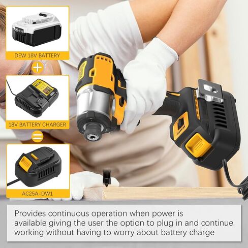 New AC Adapter Compatible with Dewalt 20V Tools,110V 500W AC to DC Converter for Dewalt 20V Cordless Tools, (No Battery) in Kuwait