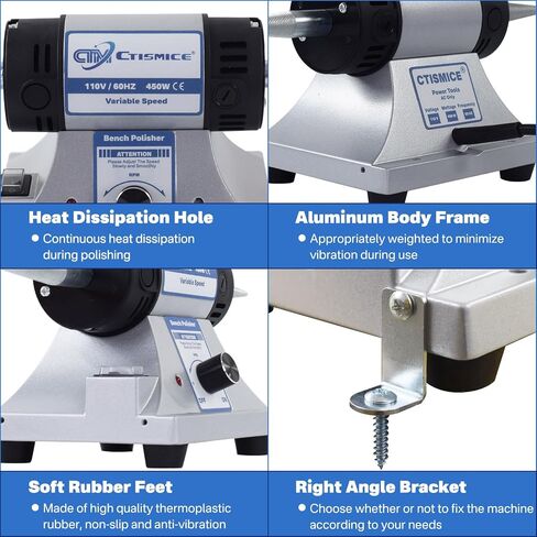 Jewelry Bench Polisher 450W Motor in Kuwait