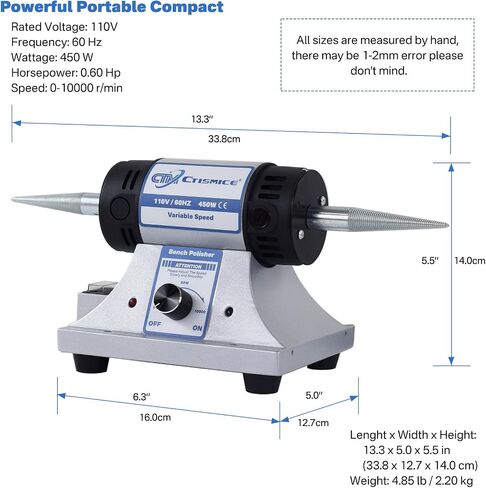Jewelry Bench Polisher 450W Motor in Kuwait