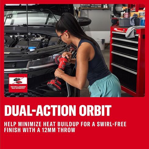 CRAFTSMAN 3 in. Dual Action Buffer Polisher, V20 Brushless Cordless Orbital Polisher, Variable Speed, Tool Only (CMCE130B) in Kuwait