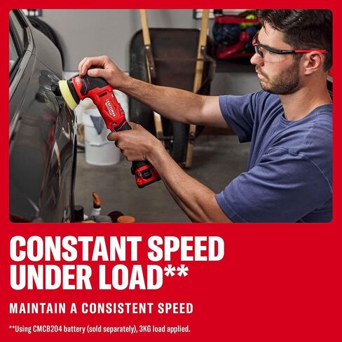 CRAFTSMAN 3 in. Dual Action Buffer Polisher, V20 Brushless Cordless Orbital Polisher, Variable Speed, Tool Only (CMCE130B) in Kuwait