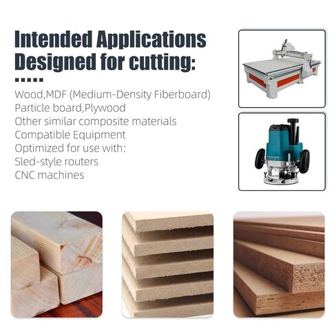 Slab Flattening Router Bit 1/4" Shank,1-3/8" Cutting Diameter,1/2" to 1/4" Router Collet, Insert Carbide CNC Spoilboard Surfacing Planing Woodworking & MDF Surfacing in Kuwait