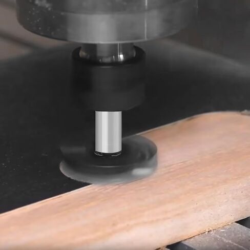Slab Flattening Router Bit 1/4" Shank,1-3/8" Cutting Diameter,1/2" to 1/4" Router Collet, Insert Carbide CNC Spoilboard Surfacing Planing Woodworking & MDF Surfacing in Kuwait