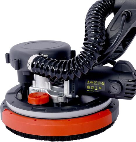 Drywall Sander Black+Red ABS Vacuum Dust Collection Variable Speed 900-1800RPM LED Light Efficient Sanding in Kuwait