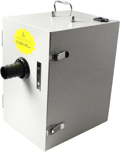 500W Industrial Benchtop Dust Collector Lab Vacuum Extraction Unit | Premium Reinforced Steel, 500W High Suction, Under 60dB Quiet Operation Engine, for Jewelry Polishing and Craft Grinding in Kuwait