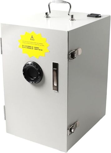 500W Industrial Benchtop Dust Collector Lab Vacuum Extraction Unit | Premium Reinforced Steel, 500W High Suction, Under 60dB Quiet Operation Engine, for Jewelry Polishing and Craft Grinding in Kuwait