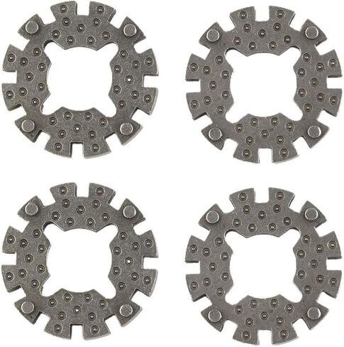 4-Pack Oscillating Saw Blade Adapters, 1 Inch Shank Multi-Tool Converter, Oxidation-Resisting Steel Grey Interface for Multimaster Power Tools, Woodworking DIY Supplies in Kuwait