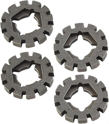 4-Pack Oscillating Saw Blade Adapters, 1 Inch Shank Multi-Tool Converter, Oxidation-Resisting Steel Grey Interface for Multimaster Power Tools, Woodworking DIY Supplies in Kuwait