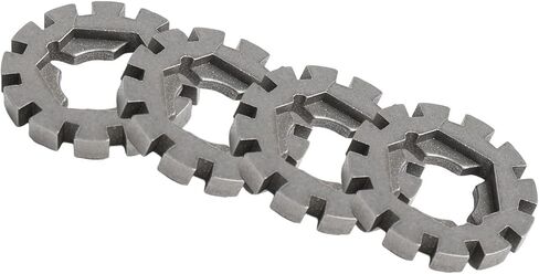 4-Pack Oscillating Saw Blade Adapters, 1 Inch Shank Multi-Tool Converter, Oxidation-Resisting Steel Grey Interface for Multimaster Power Tools, Woodworking DIY Supplies in Kuwait
