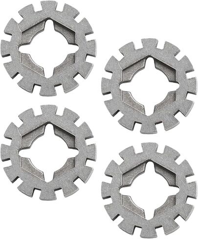 4-Pack Oscillating Saw Blade Adapters, 1 Inch Shank Multi-Tool Converter, Oxidation-Resisting Steel Grey Interface for Multimaster Power Tools, Woodworking DIY Supplies in Kuwait