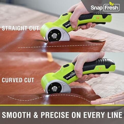 SnapFresh 4V Cordless Electric Scissors, 2.0Ah Battery, LED, 2 Blades in Kuwait