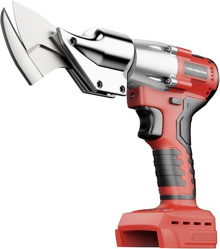 Cordless Metal Shears Compatible with Milwaukee 18V Battery, Brushless Motor 400Nm Torque, 14GA Steel Cutter, 360° Rotating Head, LED Light, Multi-Material Cutting (Tool Only, No Battery) in Kuwait