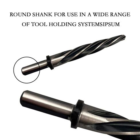 HSS6542 Automotive Reamers with Five Flutes and Five Grooves, Deburring and Reaming Drills, Tapered Drills, Construction Reamers. Sizes: 1/2", 3/4", 3/8", 5/8", 13/16" in Kuwait