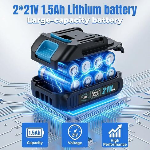 Brushless Cordless Drill Driver Kit, 575 In-Lbs Torque, 25+1 Clutch, 2-Speed Power Drill for Wood, Metal, DIY Home Repair & Furniture Assembly in Kuwait