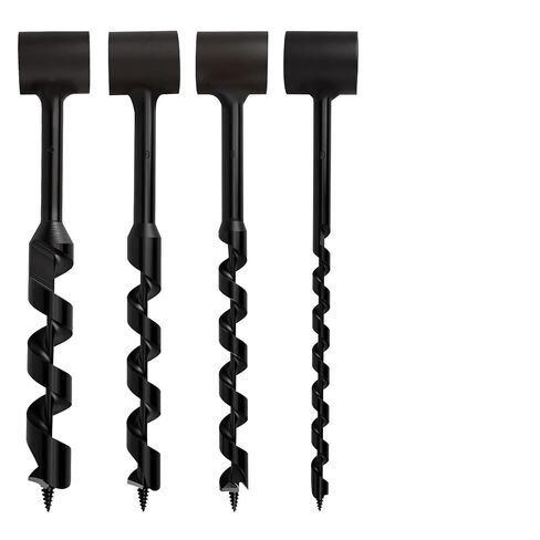 4 Pcs Hand Auger Drill, Heavy Duty Steel Manual Drill Bits for Outdoor Camping, Shelter Building, Bushcraft Gear, Survival Tools, Carpentry Tools in Kuwait