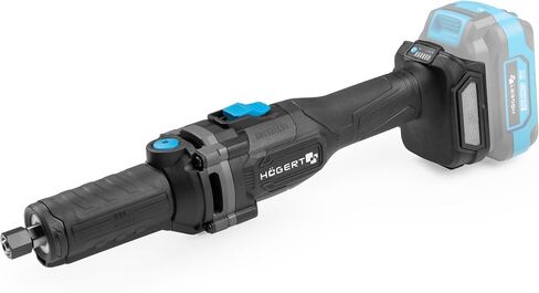 HÖGERT TECHNIK OneAccuSystem Cordless Straight Grinder 18 V Brushless Motor, Rod Grinder for Metal, Wood and Plastic, Speed Control, Wireless, without Battery in Kuwait