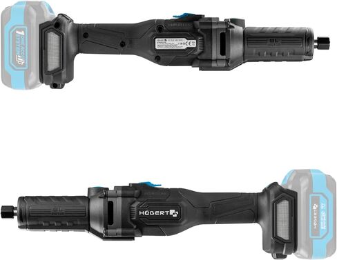 HÖGERT TECHNIK OneAccuSystem Cordless Straight Grinder 18 V Brushless Motor, Rod Grinder for Metal, Wood and Plastic, Speed Control, Wireless, without Battery in Kuwait