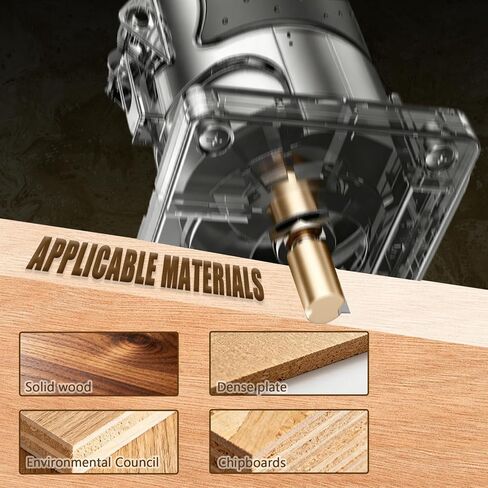 CATITO Trim Router Bits Set - 8 PCS, 4 Flush Trim Router Bits, 4 Pattern Flush Trim Router Bits, 6 Bearings, 2 Wrenches, Router Drill Bit Set Ideal for Cutting on Wooden Materials in Kuwait