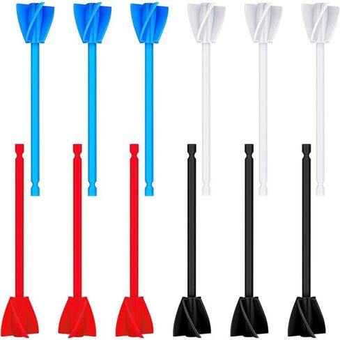 12pcs Drill Paint Mixer Attachments Epoxy Resin Stirrer Tools Small Drill Mixer Paint Shaker for Concrete and Epoxy Mixing in Kuwait