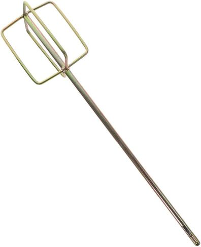2PCS Paint Mixer for Drill, Rustproof Metal Cement Mixer Stirring Sticks, Paint Mixer Drill Attachment for Grout Mortar Mixing Paddle, Concrete Mud Stirrer Tool, Drill Mixing Rod in Kuwait