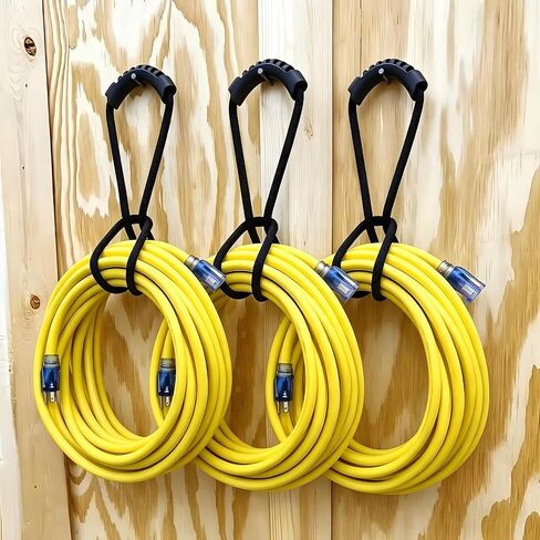 3-Pack Durable Plastic Hose Reel with Handle Space Saving Hose Organizer Used for Air Water Flexible Pipe Storage for Home Garage Boat RV in Kuwait