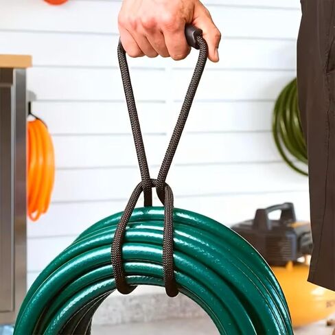 3-Pack Durable Plastic Hose Reel with Handle Space Saving Hose Organizer Used for Air Water Flexible Pipe Storage for Home Garage Boat RV in Kuwait