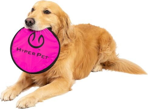 Hyper Pet Flippy Flopper 9" Flying Disc Soft Dog Toy, Floats in Water & Safe on Teeth, for All Breeds, Pack of 2 (Colors May Vary) in Saudi Arabia