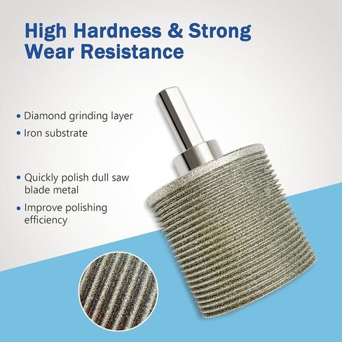 SCOTTCHEN Oscillating Saw Blade Sharpener, Re-Sharpens Dull Saw Blades, Diamond Oscillating Multi-Tool Blade Sharpener for Hand Drills - Upgraded Frameless Design to Quickly Restore Dull Blades in Kuwait