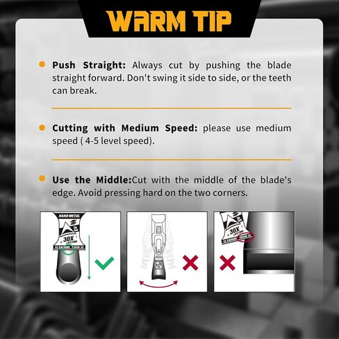 AMZWEI 4PCS Upgraded TiCN Carbide Oscillating Tool Blades | Heavy Duty, for Metal, Bolts, Screws, Nails, Hard Material, Compatible with Dewalt Milwaukee Ryobi Rockwell in Kuwait