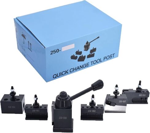 OXA 6-Pack Wedge Type Quick Change Tool Post Set for Lathe up to 8Inch in Kuwait