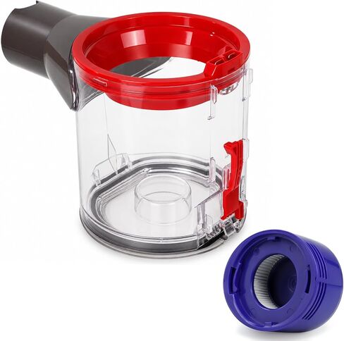 Replacement Dust Bin for Dyson V7 V8 SV10 SV11 Parts Vacuum | Canister Replacement Vacuum Attachments Clear Bin Part No.967699-01 in Kuwait