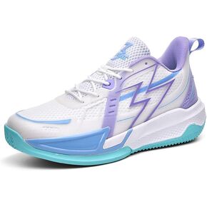Women's Basketball Shoes Lightweight Non Slip Breathable Fluorescent Athletic Volleyball Outdoor Sports Sneakers in Kuwait