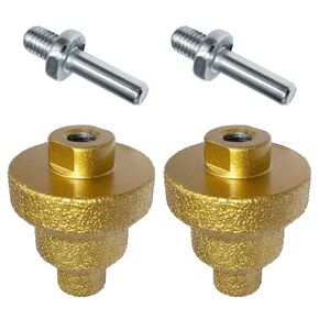 Diamond Brazed Step Drill Bit 20-35-50mm Cone Reamer for Tile Stone | Tapered cone design enables smooth hole enlargement and reaming for tile, marble, granite, concrete, wood, and metal. in Saudi Arabia
