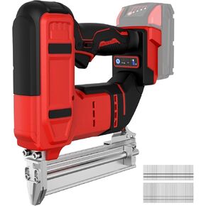 18 Gauge Cordless Brad Nailer Compatible with Milwau-kee Battery, 2 in 1 Electric Nail Gun Battery Powered with 2000 Nails for Wood Carpentry, DIY & Home Improvement(Tool Only, No Battery) in Kuwait