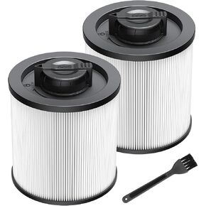 DXVC6910 Vacuum Filter Replacement Compatible with DeWalt DXV06P DXV09P DXV10P DXV10PL DXV10SA DXV12P DXV14P DXV16P Wet/Dry Vac Vacuum Cleaner (NOT fits for DXV04T DXV05P DXV05S DXV06G DXV08S) 2 Pack in Kuwait