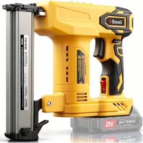 Nail Gun Cordless/Narrow Crown Stapler for Dewalt 20V Battery（Tool Only 18 Gauge Brad Nailer 2 in 1 Electric Staple Gun with 1000 Nails & Staples Battery Powered for Woodworking and DIY in Kuwait