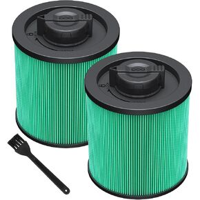2 Pack DXVC6910 Cartridge Filter Replacement for DEWALT 6-16 Gallon Wet/Dry Vac, Compatible with DeWalt DXV06P DXV09P DXV10P DXV10PL DXV10SA DXV12P DXV14P DXV16P (NOT Fits for DXV05P,DXV08S,DXV06G) in Kuwait