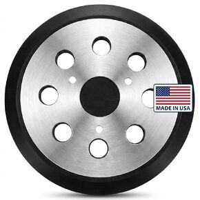 Core Series 5 Inch Replacement Sanding Pads, Fits DeWalt and Porter Cable Random Orbital Sanders, 3 Screw Holes, Hook & Loop, Firm Foam Backing Pad, 8 Holes – Made in USA (PN 52898) in Kuwait