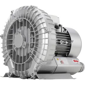 Regenerative Blower, High Pressure Commercial Air Pump Blower, Industrial Vacuum Pump, Single Phase for Air Blowing Or Suction, Low Noise, for Fish Ponds, Aquariums, 550W/0.74HP in Kuwait