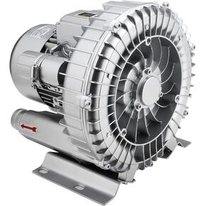 Regenerative Blower High-Pressure Vortex Ring Phase Blower Industrial Vacuum Pump,High-Pressure Regenerative Blower for Fish Ponds & Aquariums, 0.16hp-2.01hp (1100w/1.49hp) Industrial Vacuum in Kuwait