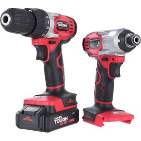 Hyper Tough AQ90104G 20-Volt Max Lithium-ion Cordless 2-Tool Combo Kit in Kuwait