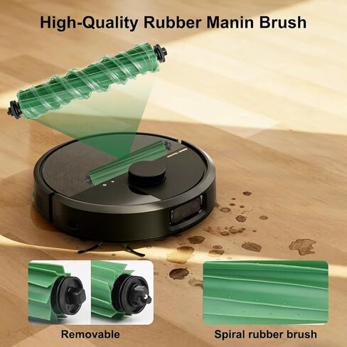 14 Pack Replacement Parts for iRobot Roomba Plus 405/505/507 Combo, Includes 1 Main Brush, 3 Dust Bags, 3 Mop Pads, 3 Filters, 1 Cleaning Brush in Kuwait