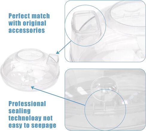 2 1/2 Quart Water Pan Basin for Rainbow E2 Type 12 & E-2 (eSERIES™) Vacuum Cleaner - Replacement Water Bowl for Black, Silver, e2 Gold Series - Replaces R10236, R7876 in Kuwait