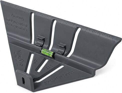 5K Gutter Miter Template Tool – Precision 3D-Printed Guide for Fast, Accurate Gutter Corner Cuts – Fits 5" K-Style Gutters in Kuwait